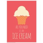 Poster All You Need - Ice Cream
