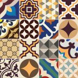 Adesivo para Azulejo - Hidráulico Colors