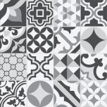 Adesivo para Azulejo - Hidráulico Gris