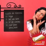 Adesivo de Parede Giz Averte