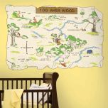 Adesivo Mapa Ursinho Pooh - Disney