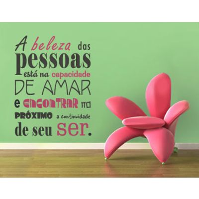 Adesivo de Parede Beleza