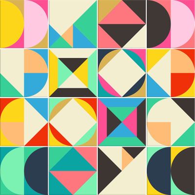 Adesivo para Azulejo - Colors 02