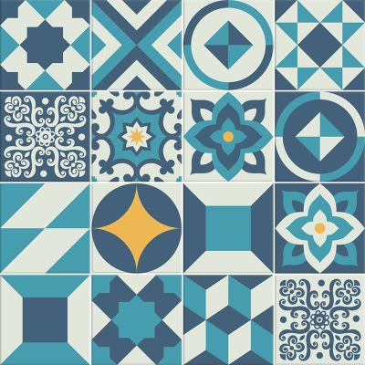 Adesivo para Azulejo - Hidráulico 02 - Egeu