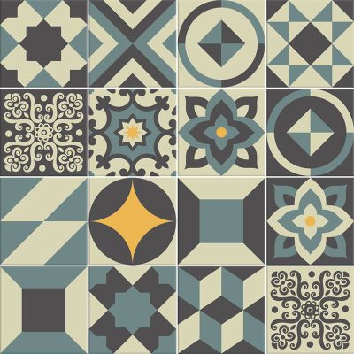 Adesivo para Azulejo - Hidráulico 02 - Vert