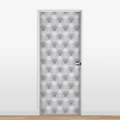 Adesivo para Porta Capitonê Branco