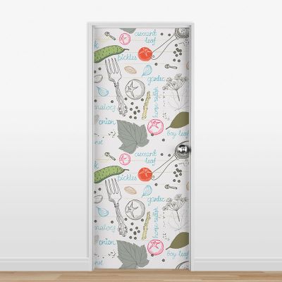 Adesivo para Porta Cozinha #02