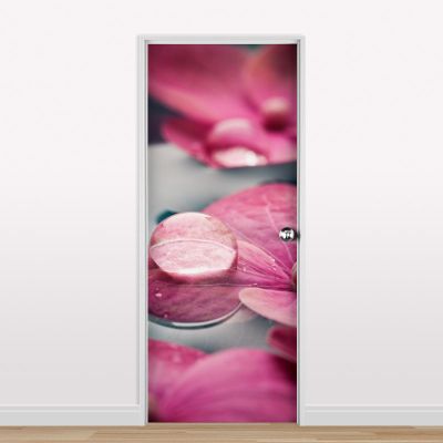Adesivo para Porta Flor Roxa