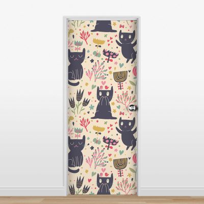 Adesivo para Porta Kitty