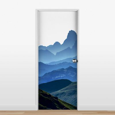 Adesivo para Porta Montanhas #02