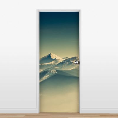 Adesivo para Porta Montanhas #03