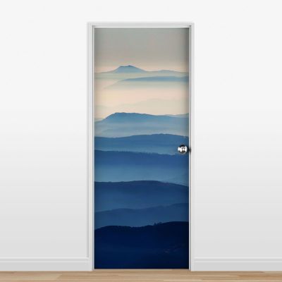 Adesivo para Porta Mountains
