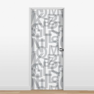 Adesivo para Porta Types #01