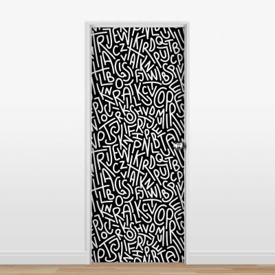 Adesivo para Porta Types #02
