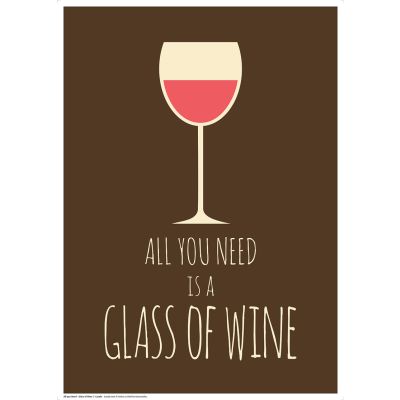 Poster All You Need - Wine