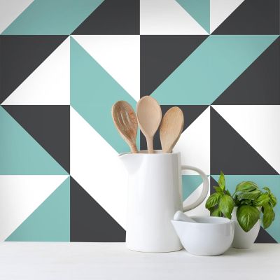 Adesivo para Azulejo - Retrô 01 Turquesa
