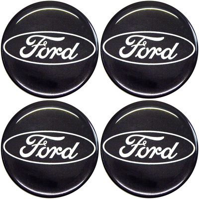 Emblema Adesivo Calota Ford - Kit 4 Unid