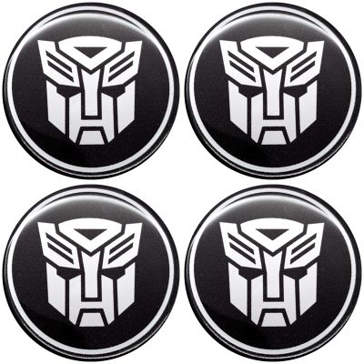 Emblema Adesivo Calota Transformers - Kit 4 Unid