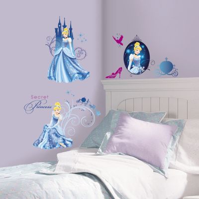 Adesivo Cinderela Glamour Cartela - Disney