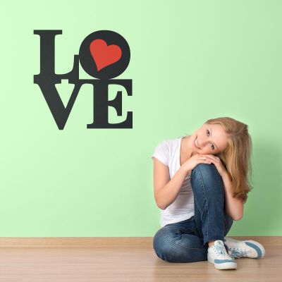 Adesivo de Parede Love