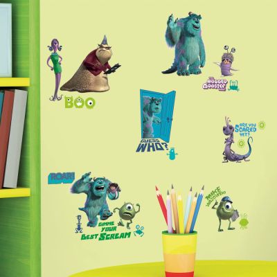 Adesivo Monstros S.A Cartela - Disney Pixar