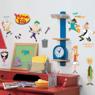 Adesivo Phineas e Ferb Cartela - Disney