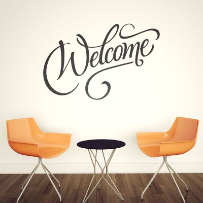 Adesivo de Parede Welcome