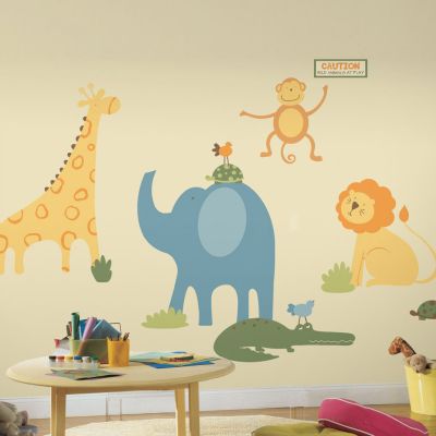 Adesivo Removível Zoo Mega Pack