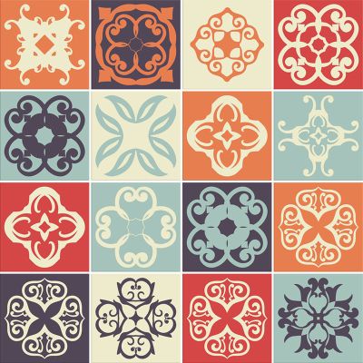 Adesivo para Azulejo - Arabescos 01