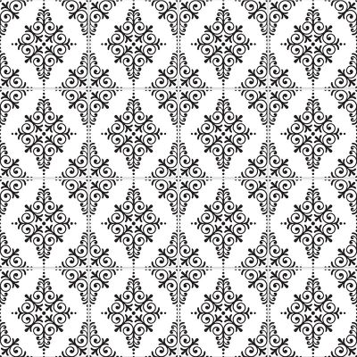 Adesivo para Azulejo - Colonial Preto