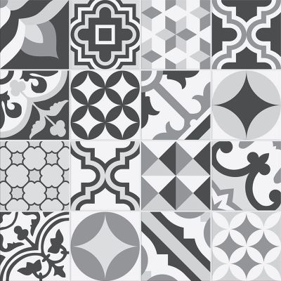 Adesivo para Azulejo - Hidráulico Gris