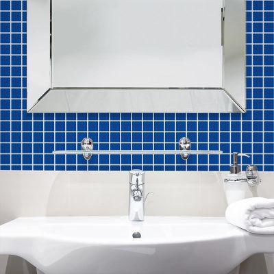 Adesivo para Azulejo - Pastilha Lisa Azul