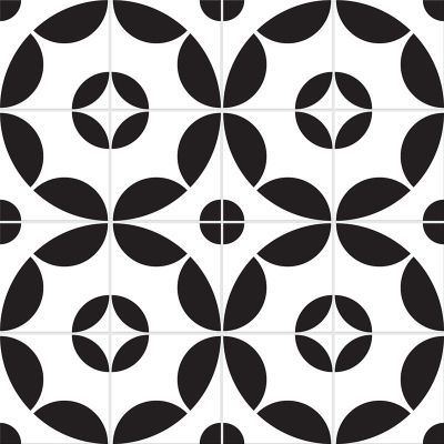 Adesivo para Azulejo - Zuy Preto