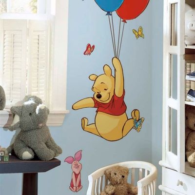 Adesivo Ursinho Pooh e Leitão - Disney