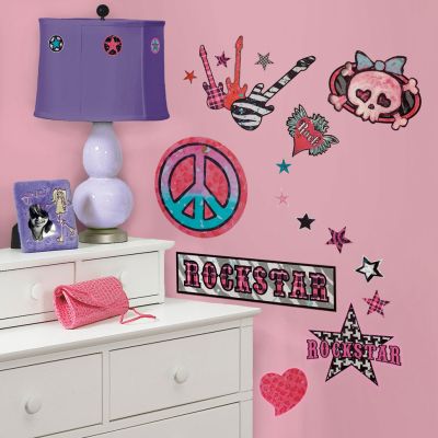 Adesivo Removível Girls Rock 'n Roll