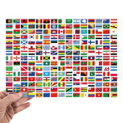 Adesivo Resinado - Kit Todos os Pa&iacute;ses do Mundo - 2,25 x 1,5 cm