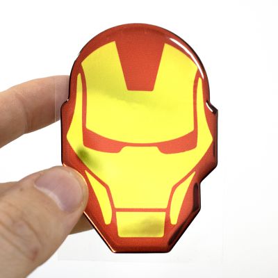 Adesivo Capacete Homem de Ferro