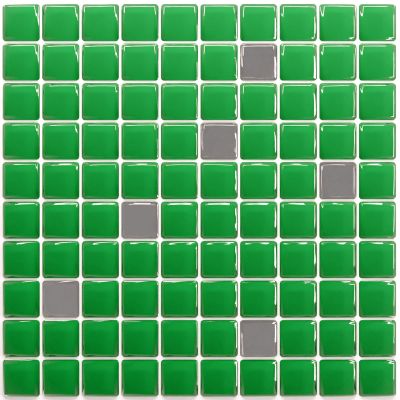 Pastilha Adesiva Resinada - Classic Verde-Amazonas / Prata