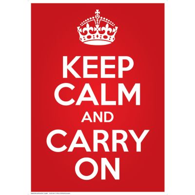 Poster Keep Calm and Carry On